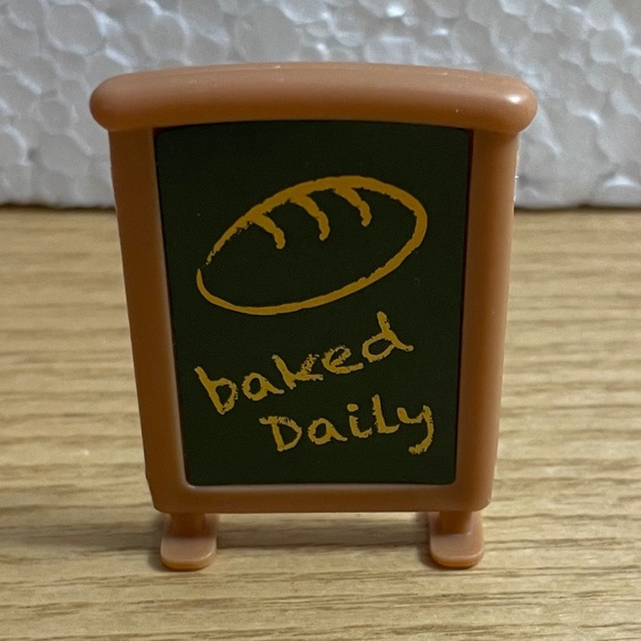 Lil Woodzeez Hopin Farmers Market Sign Calico Critters Set Replacement Piece - Picture 2 of 4